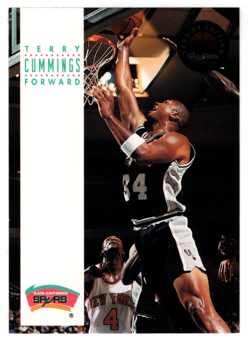 Terry Cummings - San Antonio Spurs (NBA Basketball Card) 1993-94 SkyBox Premium # 277 Mint