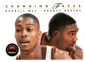 Darnell Mee - Rodney Rogers - Denver Nuggets - Changing Faces (NBA Basketball Card) 1993-94 SkyBox Premium # 298 Mint