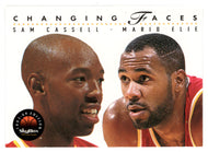 Sam Cassell - Mario Elie - Houston Rockets - Changing Faces (NBA Basketball Card) 1993-94 SkyBox Premium # 301 Mint