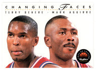 Terry Dehere - Mark Aguirre - Los Angeles Clippers - Changing Faces (NBA Basketball Card) 1993-94 SkyBox Premium # 303 Mint