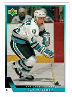 Ray Whitney - San Jose Sharks (NHL Hockey Card) 1993-94 Upper Deck # 4 Mint