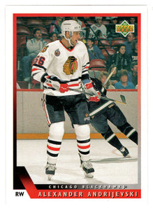 Alexander Andrijevski - Chicago Blackhawks (NHL Hockey Card) 1993-94 Upper Deck # 26 Mint