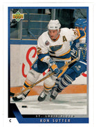 Ron Sutter - St. Louis Blues (NHL Hockey Card) 1993-94 Upper Deck # 33 Mint