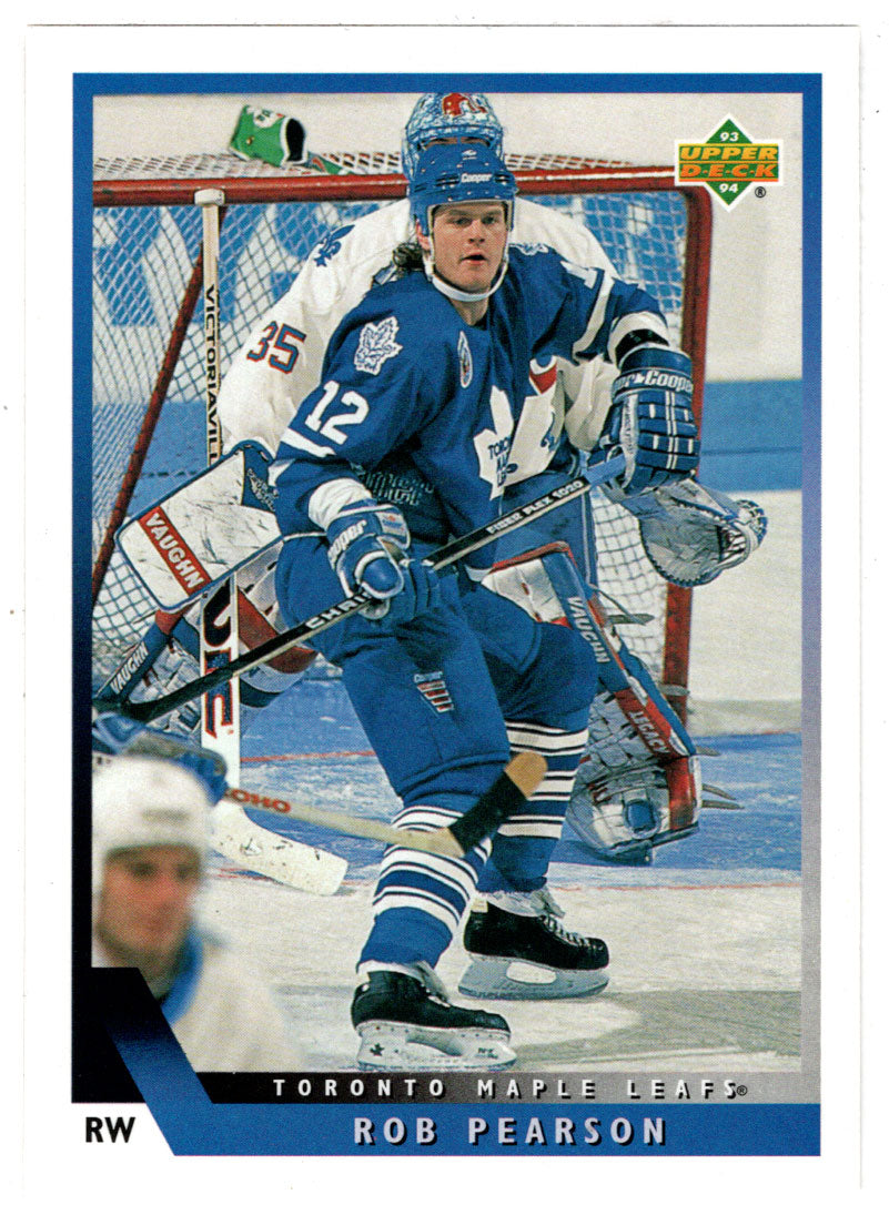 Rob Pearson - Toronto Maple Leafs (NHL Hockey Card) 1993-94 Upper Deck # 48 Mint