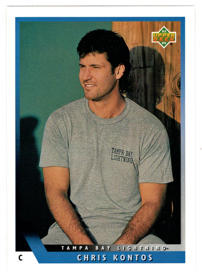 Chris Kontos - Tampa Bay Lightning (NHL Hockey Card) 1993-94 Upper Deck # 54 Mint