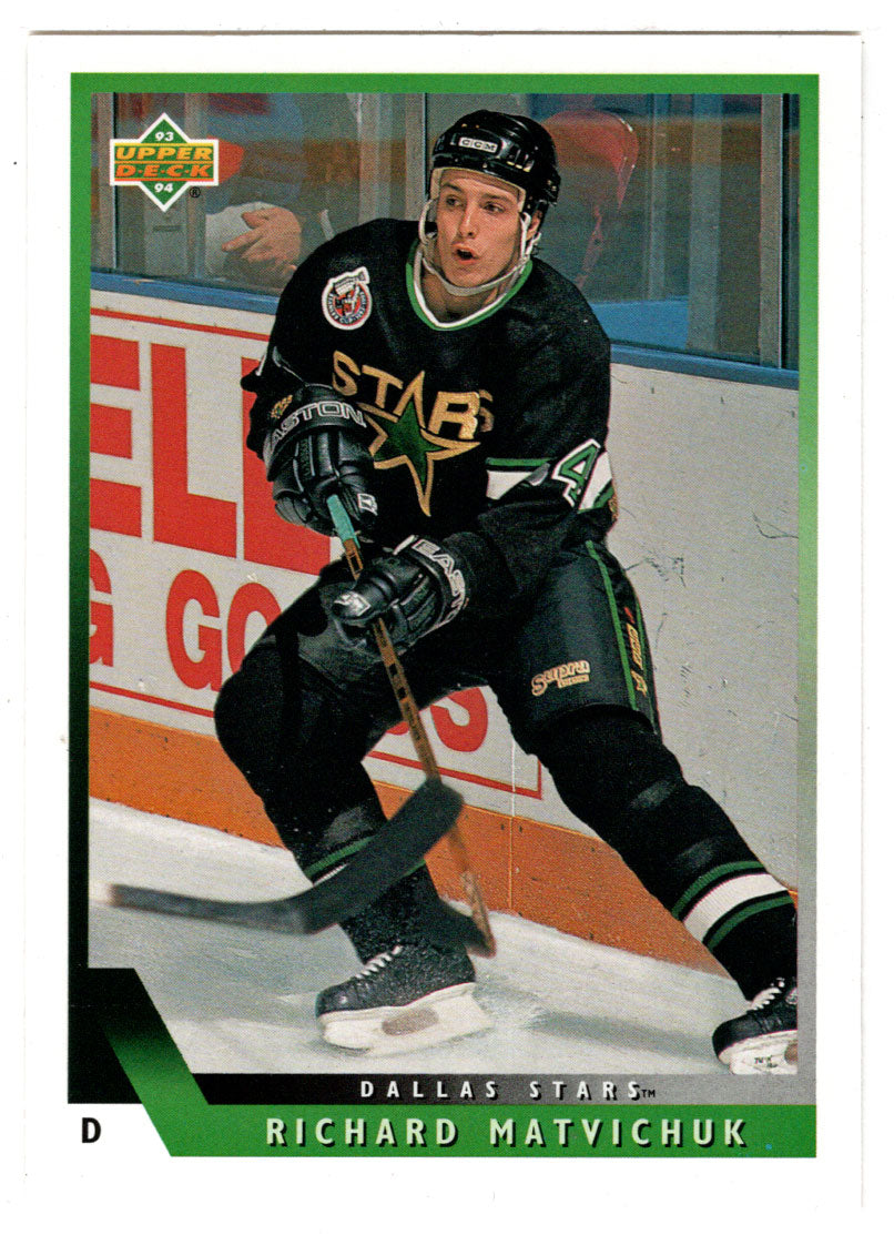 Richard Matvichuk - Minnesota North Stars (NHL Hockey Card) 1993-94 Upper Deck # 55 Mint