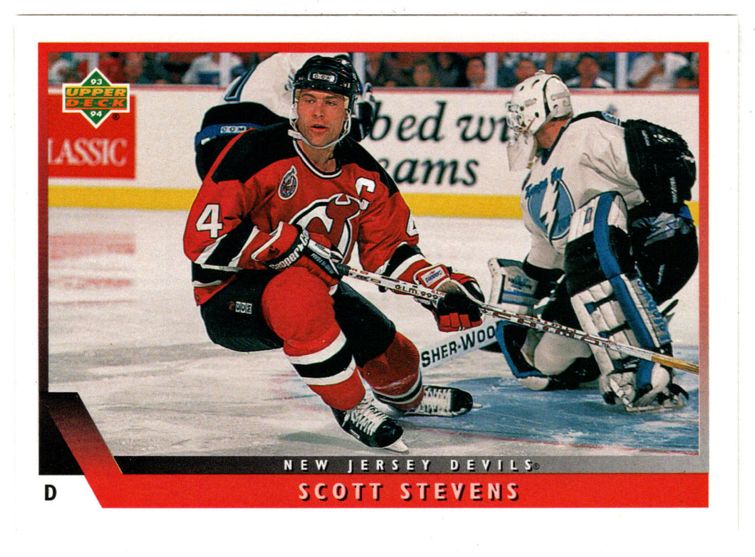 Scott Stevens - New Jersey Devils (NHL Hockey Card) 1993-94 Upper Deck # 119 Mint