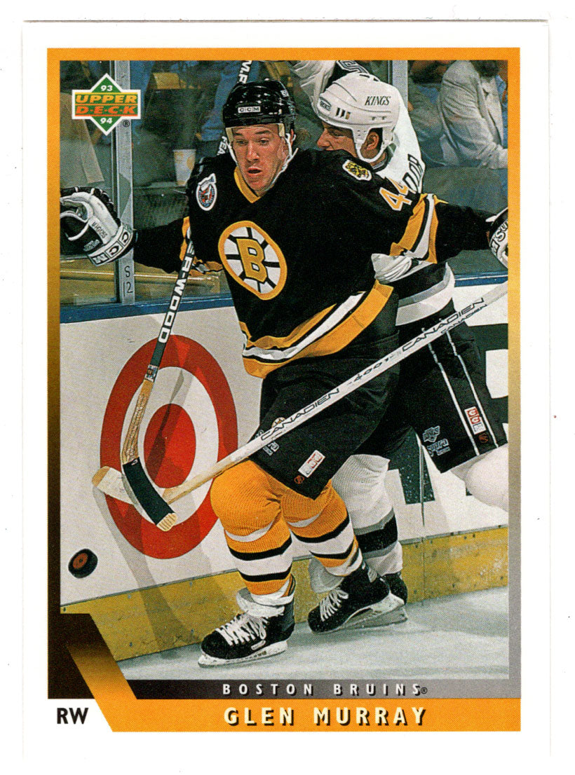 Glen Murray - Boston Bruins (NHL Hockey Card) 1993-94 Upper Deck # 189 Mint