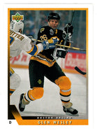 Glen Wesley - Boston Bruins (NHL Hockey Card) 1993-94 Upper Deck # 208 Mint