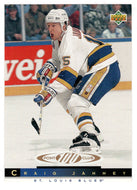 Craig Janney - St. Louis Blues (100 Club)  (NHL Hockey Card) 1993-94 Upper Deck # 225 Mint