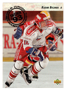 Philippe DeRouville RC - Team Czechoslovakia (1993 World Junior Championships) (NHL Hockey Card) 1993-94 Upper Deck # 262 Mint