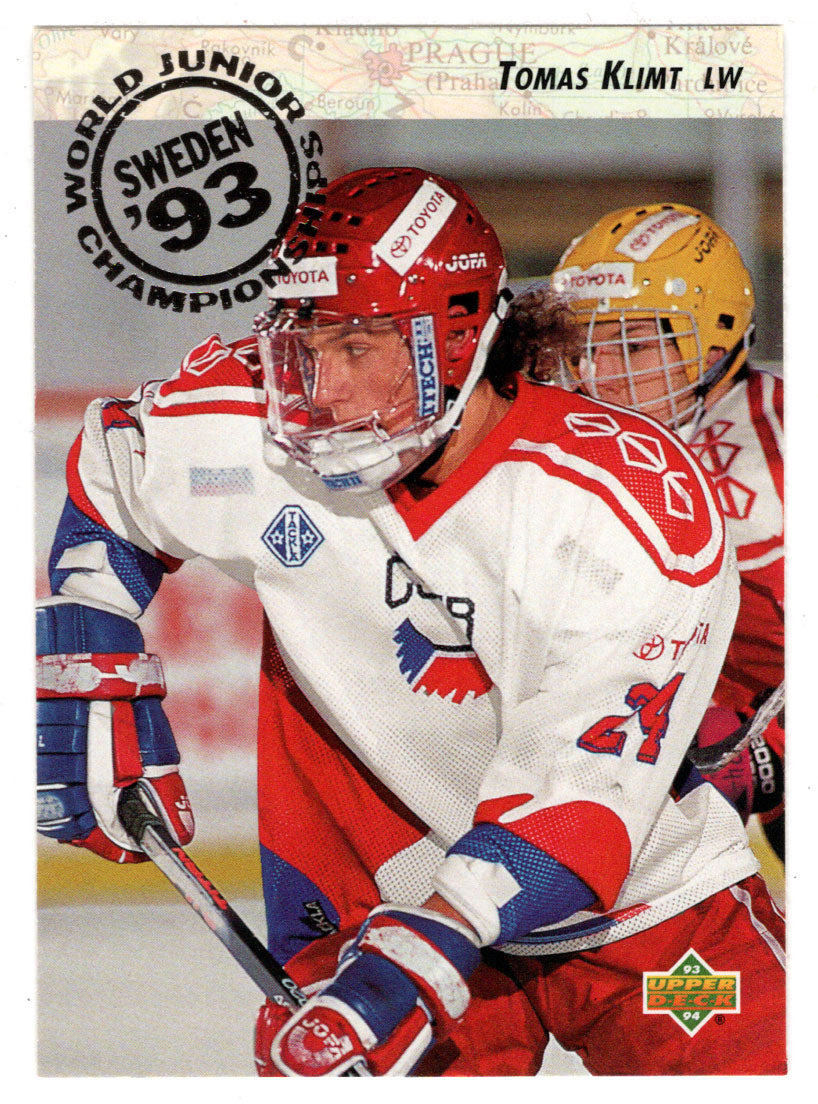 Tomas Klimt RC - Team Czechoslovakia (1993 World Junior Championships) (NHL Hockey Card) 1993-94 Upper Deck # 263 Mint