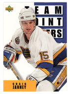 Craig Janney - St. Louis Blues (Team Point Leaders) (NHL Hockey Card) 1993-94 Upper Deck # 303 Mint