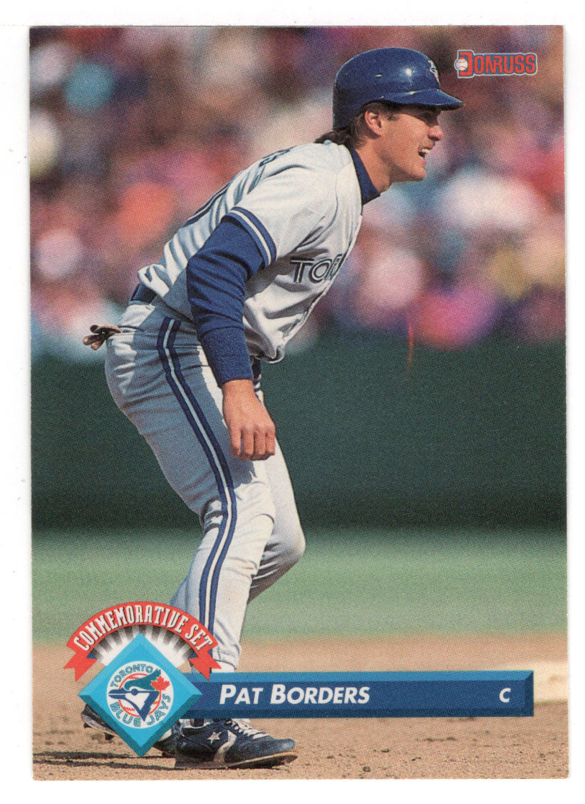 Pat Borders - 1993 Blue Jays 1992 Championship Season (MLB Baseball Card) 1993 Donruss # 4 Mint