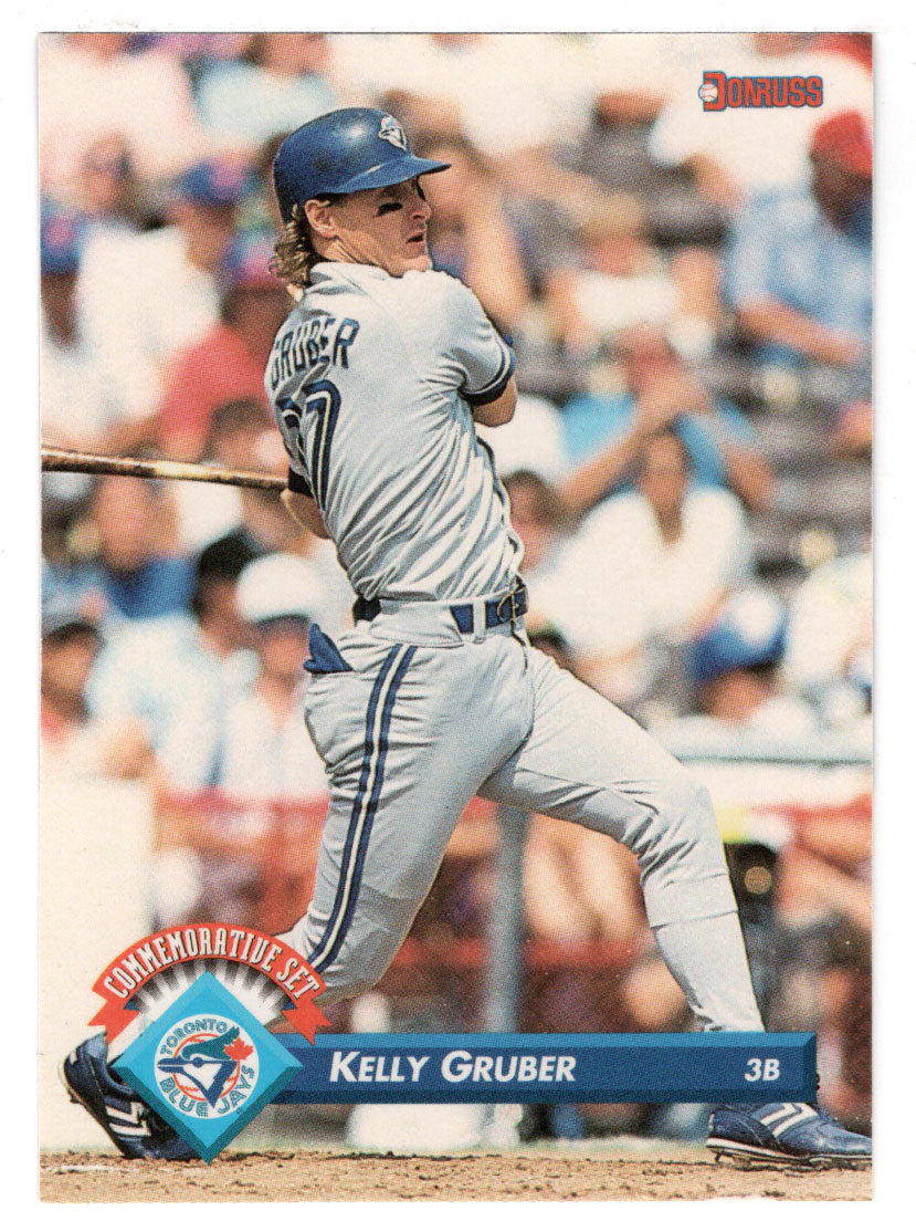 Kelly Gruber - 1993 Blue Jays 1992 Championship Season (MLB Baseball Card) 1993 Donruss # 7 Mint
