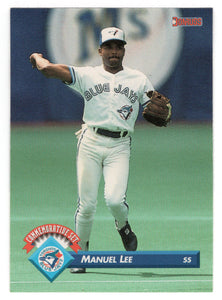 Manny Lee - 1993 Blue Jays 1992 Championship Season (MLB Baseball Card) 1993 Donruss # 8 Mint