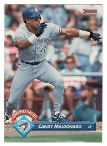 Candy Maldonado - 1993 Blue Jays 1992 Championship Season (MLB Baseball Card) 1993 Donruss # 9 Mint