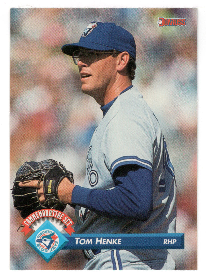 Tom Henke - 1993 Blue Jays 1992 Championship Season (MLB Baseball Card) 1993 Donruss # 18 Mint