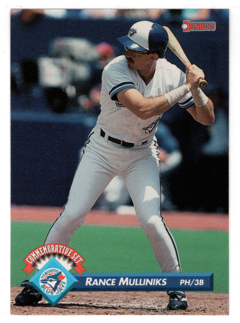 Rance Mulliniks - 1993 Blue Jays 1992 Championship Season (MLB Baseball Card) 1993 Donruss # 26 Mint