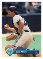 Greg Myers - 1993 Blue Jays 1992 Championship Season (MLB Baseball Card) 1993 Donruss # 42 Mint