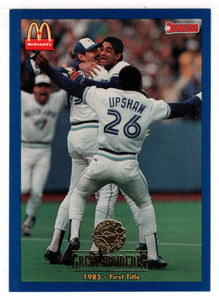 1993 Donruss McDonald's Toronto Blue Jays Great Moments