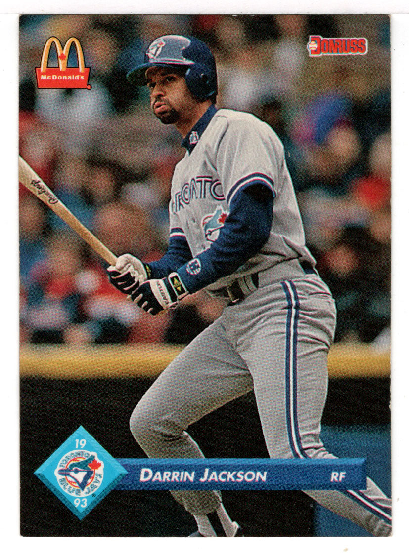 Darrin Jackson (MLB Baseball Card) 1993 Donruss McDonald's Toronto Blue Jays Great Moments # 33 Mint