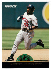 Kirby Puckett - Minnesota Twins (MLB Baseball Card) 1993 Pinnacle Cooperstown # 12 Mint