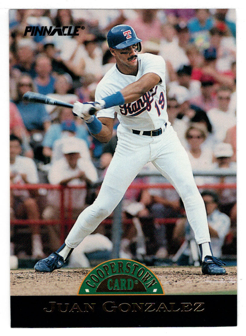 Juan Gonzalez - Texas Rangers (MLB Baseball Card) 1993 Pinnacle Cooperstown # 25 Mint