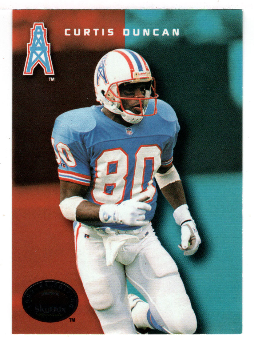 Curtis Duncan - Houston Oilers (NFL Football Card) 1993 Skybox Premium # 65 Mint