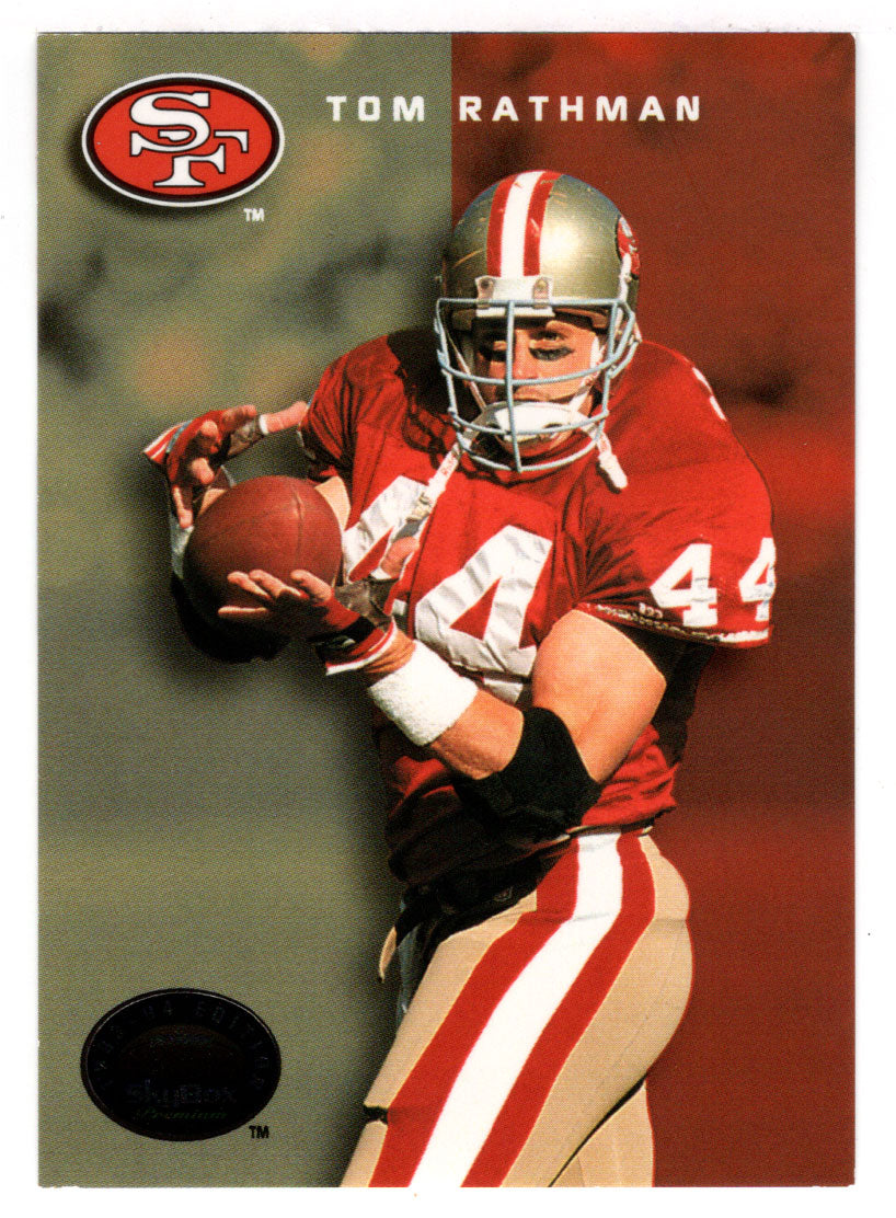 Tom Rathman - San Francisco 49ers (NFL Football Card) 1993 Skybox Premium # 87 Mint