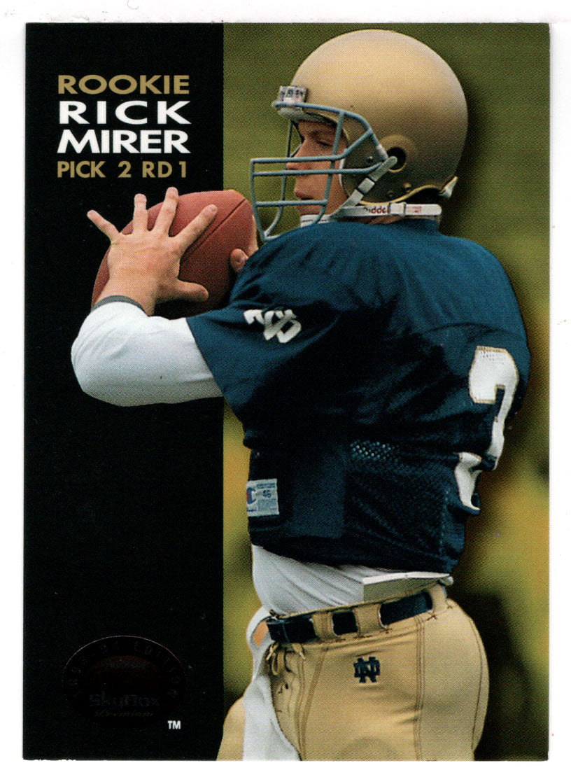 Rick Mirer RC - Seattle Seahawks (NFL Football Card) 1993 Skybox Premium # 89 Mint