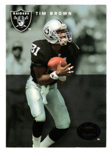Tim Brown - Los Angeles Raiders (NFL Football Card) 1993 Skybox Premium # 104 Mint