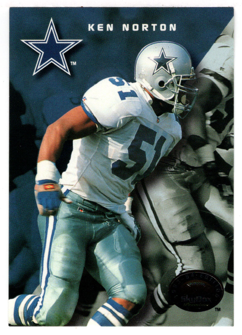 Ken Norton Jr. - Dallas Cowboys (NFL Football Card) 1993 Skybox Premium # 118 Mint