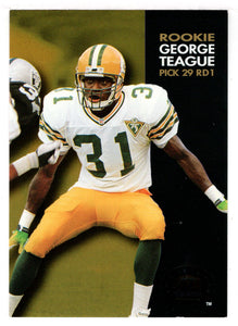 George Teague RC - Green Bay Packers (NFL Football Card) 1993 Skybox Premium # 159 Mint