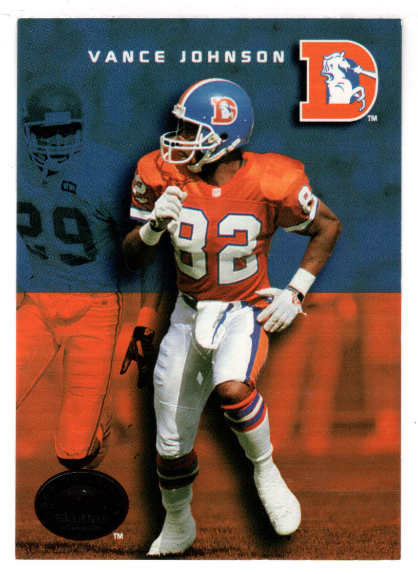 Vance Johnson - Denver Broncos (NFL Football Card) 1993 Skybox Premium # 166 Mint