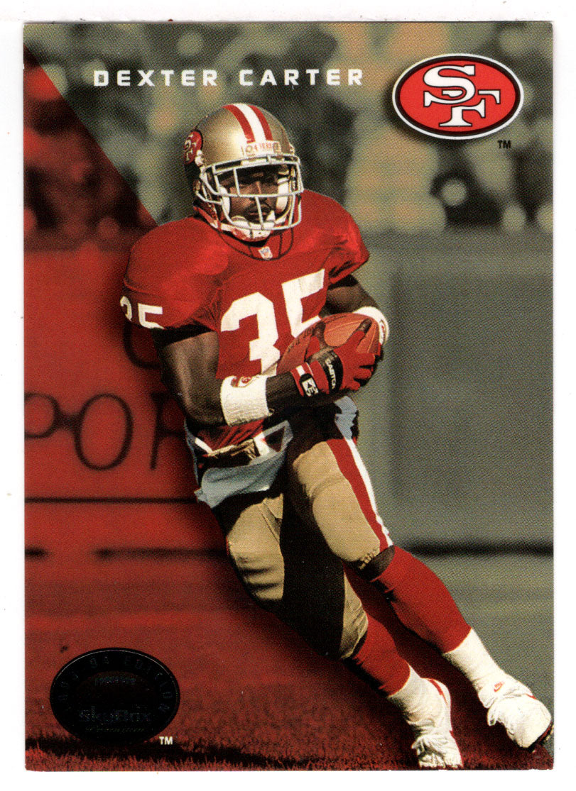 Dexter Carter - San Francisco 49ers (NFL Football Card) 1993 Skybox Premium # 195 Mint