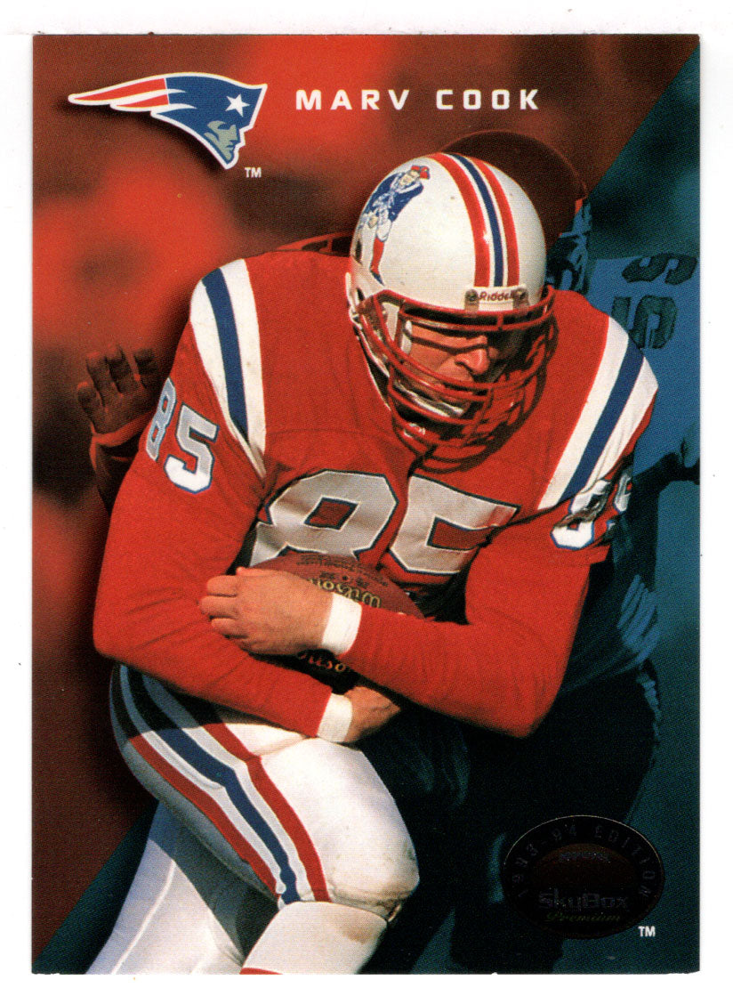 Marv Cook - New England Patriots (NFL Football Card) 1993 Skybox Premium # 204 Mint