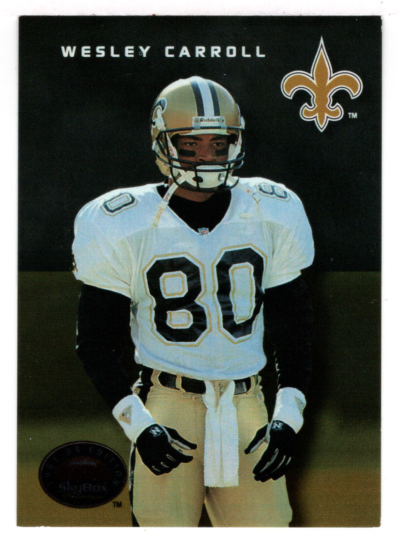 Wesley Carroll - New Orleans Saints (NFL Football Card) 1993 Skybox Premium # 216 Mint