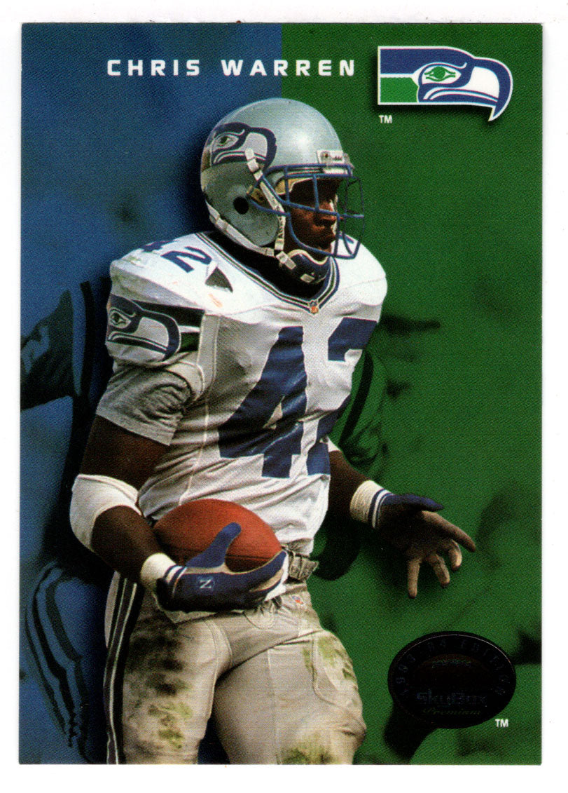 Chris Warren - Seattle Seahawks (NFL Football Card) 1993 Skybox Premium # 235 Mint