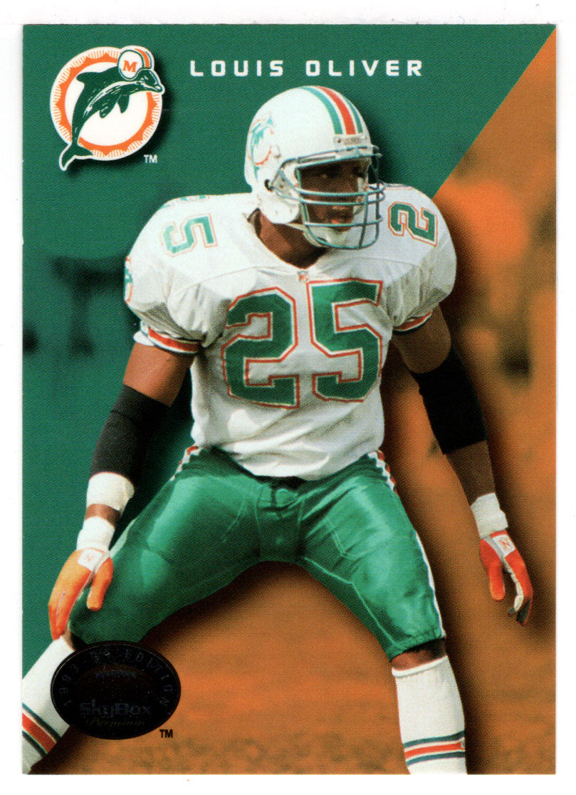 Louis Oliver - Miami Dolphins (NFL Football Card) 1993 Skybox Premium –  PictureYourDreams