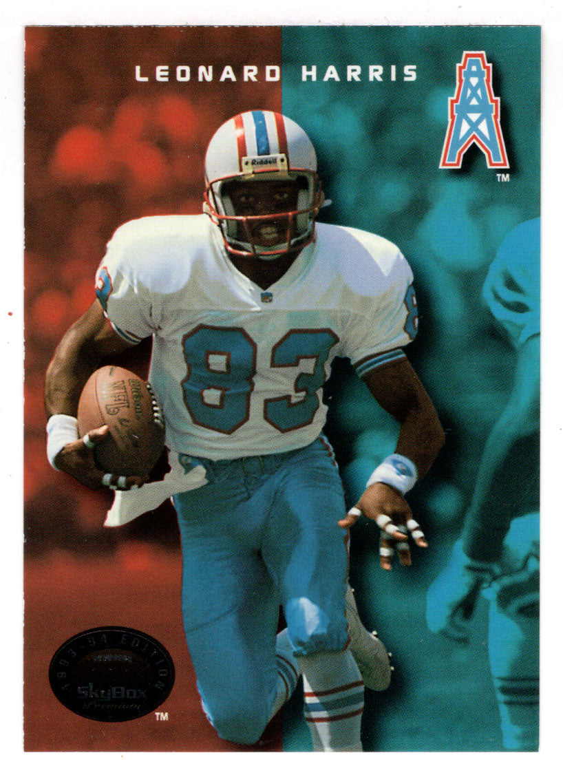 Leonard Harris - Houston Oilers (NFL Football Card) 1993 Skybox Premium # 254 Mint