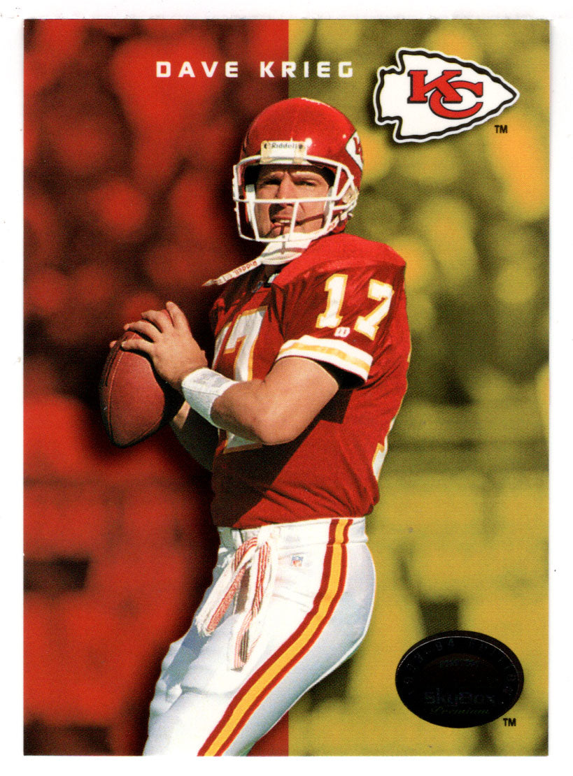 Dave Krieg - Kansas City Chiefs (NFL Football Card) 1993 Skybox Premium # 263 Mint