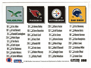 Checklist # 3 (NFL Football Card) 1993 Skybox Premium # 268 Mint