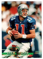 Drew Bledsoe - New England Patriots (NFL Football Card) 1993 Topps Stadium Club # 504 Mint