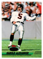 Harold Alexander RC - Atlanta Falcons (NFL Football Card) 1993 Topps Stadium Club # 517 Mint