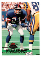 Willie Beamon RC - New York Giants (NFL Football Card) 1993 Topps Stadium Club # 533 Mint