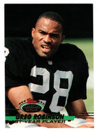 Greg Robinson RC - Los Angeles Raiders (NFL Football Card) 1993 Topps Stadium Club # 540 Mint