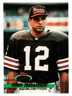 Vinny Testaverde - Cleveland Browns (NFL Football Card) 1993 Topps Stadium Club # 546 Mint