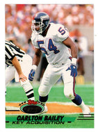 Carlton Bailey - New York Giants (NFL Football Card) 1993 Topps Stadium Club # 549 Mint
