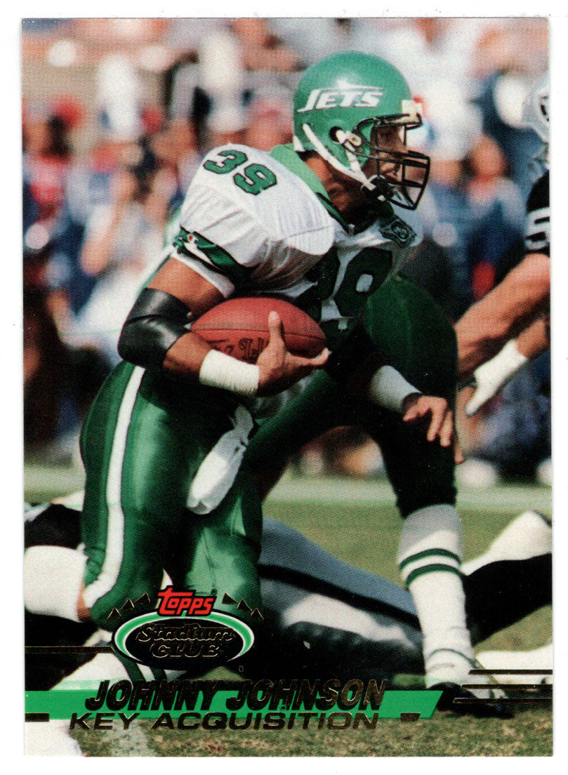 Johnny Johnson - New York Jets (NFL Football Card) 1993 Topps Stadium –  PictureYourDreams
